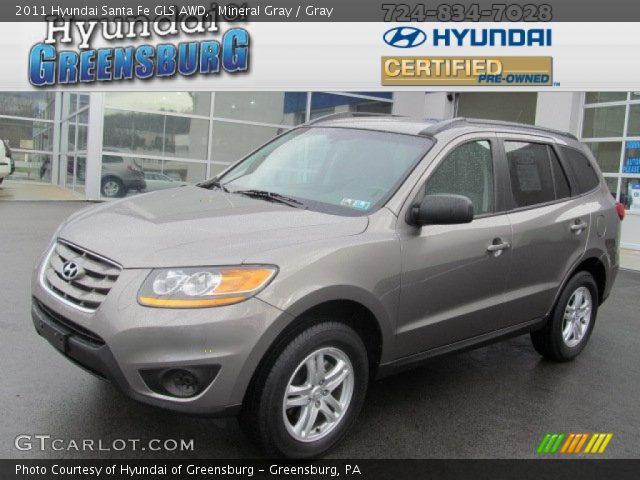 2011 Hyundai Santa Fe GLS AWD in Mineral Gray
