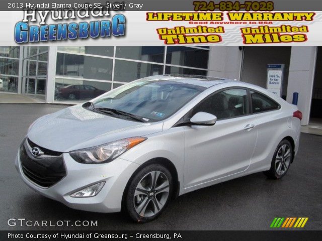 2013 Hyundai Elantra Coupe SE in Silver