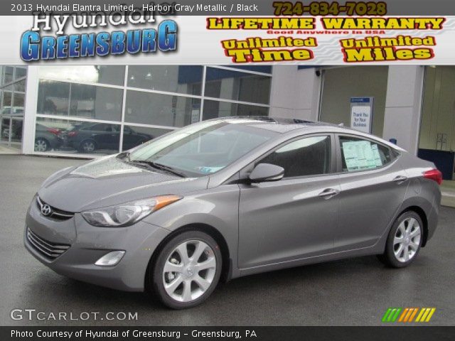 2013 Hyundai Elantra Limited in Harbor Gray Metallic