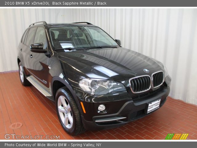 2010 BMW X5 xDrive30i in Black Sapphire Metallic