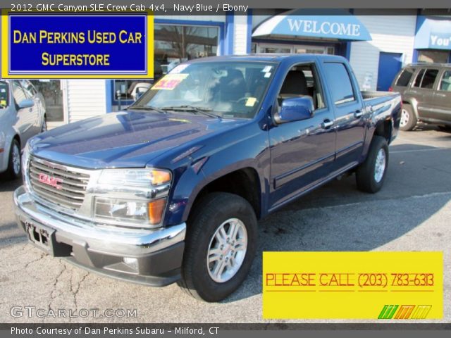 2012 GMC Canyon SLE Crew Cab 4x4 in Navy Blue