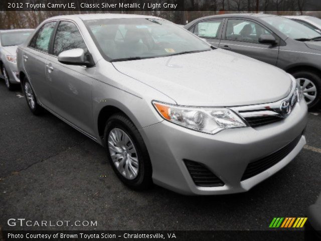 2012 Toyota Camry LE in Classic Silver Metallic