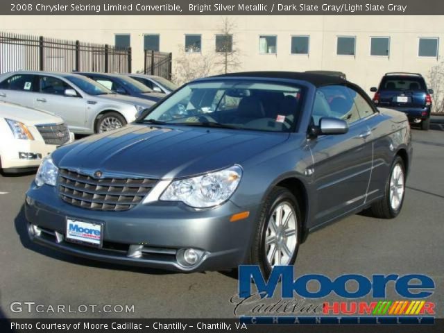 2008 Chrysler Sebring Limited Convertible in Bright Silver Metallic