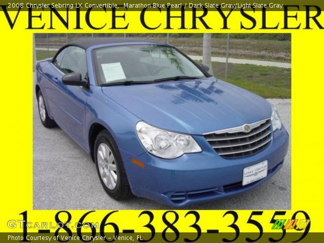 2008 Chrysler Sebring LX Convertible in Marathon Blue Pearl