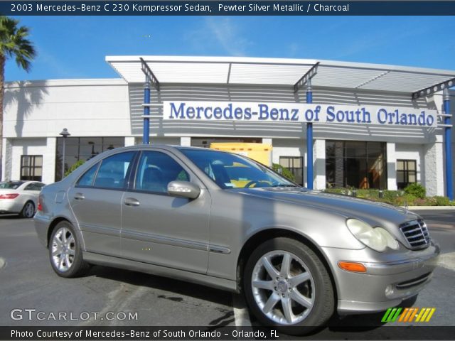 2003 Mercedes-Benz C 230 Kompressor Sedan in Pewter Silver Metallic