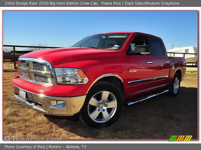 2009 Dodge Ram 1500 Big Horn Edition Crew Cab in Flame Red