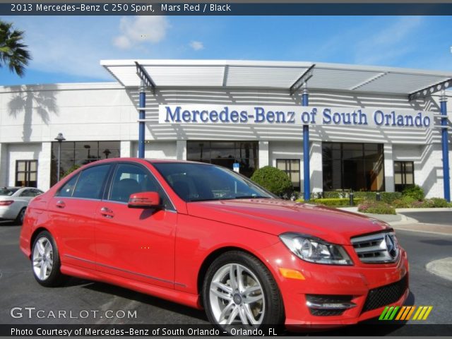 2013 Mercedes-Benz C 250 Sport in Mars Red