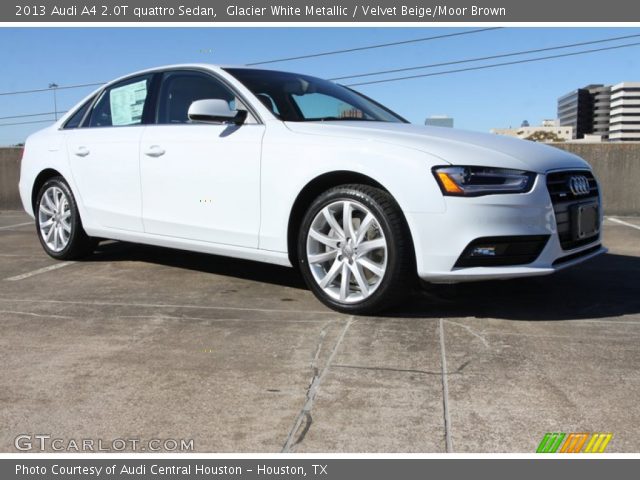 2013 Audi A4 2.0T quattro Sedan in Glacier White Metallic