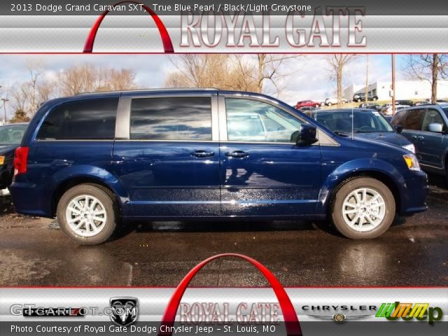 2013 Dodge Grand Caravan SXT in True Blue Pearl