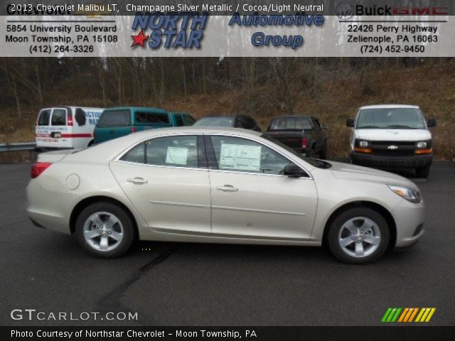 2013 Chevrolet Malibu LT in Champagne Silver Metallic
