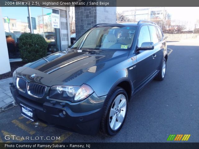 2004 BMW X3 2.5i in Highland Green Metallic