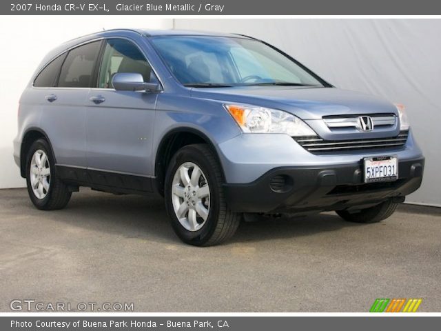 2007 Honda CR-V EX-L in Glacier Blue Metallic
