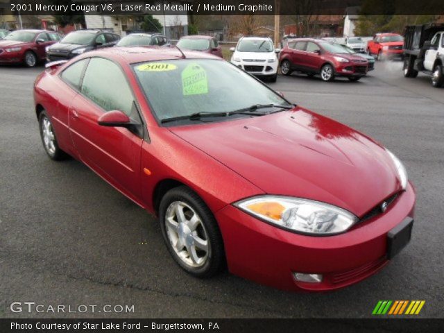 2001 Mercury Cougar V6 in Laser Red Metallic