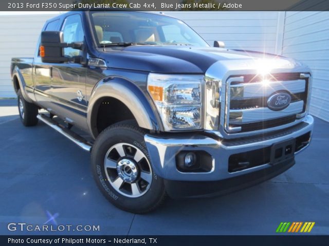 2013 Ford F350 Super Duty Lariat Crew Cab 4x4 in Blue Jeans Metallic