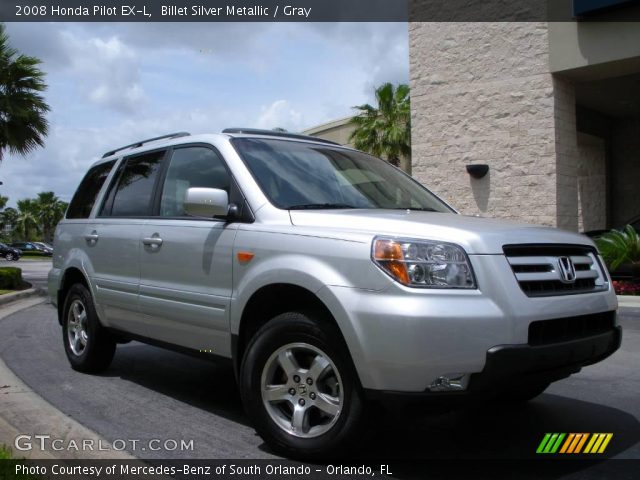 2008 Honda Pilot EX-L in Billet Silver Metallic