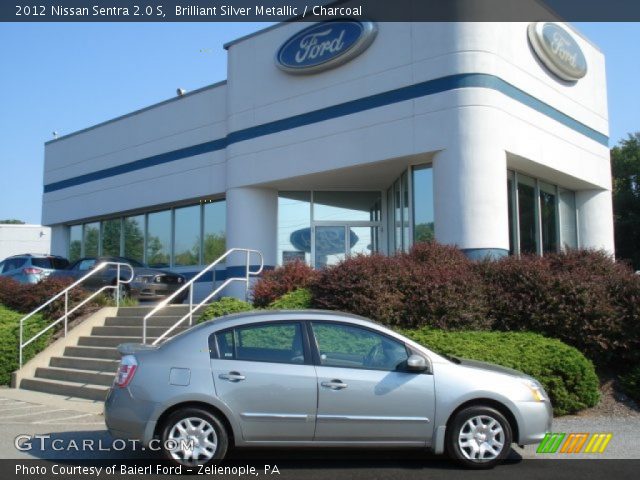 2012 Nissan Sentra 2.0 S in Brilliant Silver Metallic