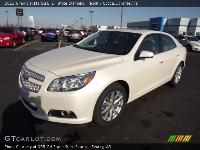 2013 Chevrolet Malibu LTZ in White Diamond Tricoat
