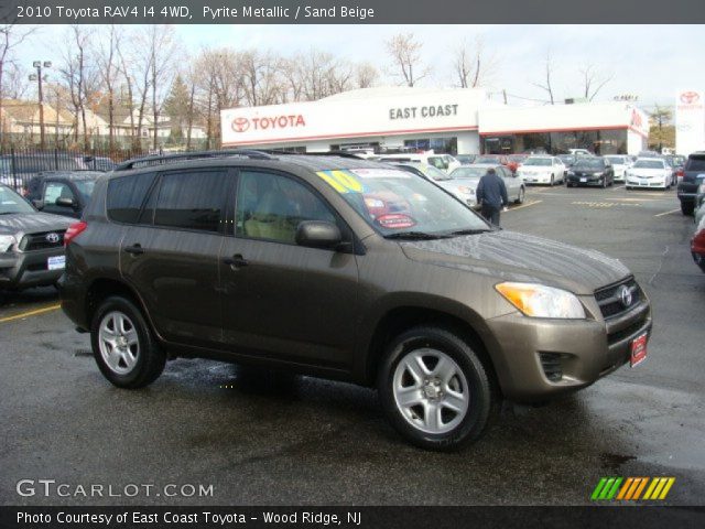 2010 Toyota RAV4 I4 4WD in Pyrite Metallic