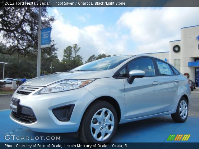 2013 Ford Fiesta S Sedan in Ingot Silver