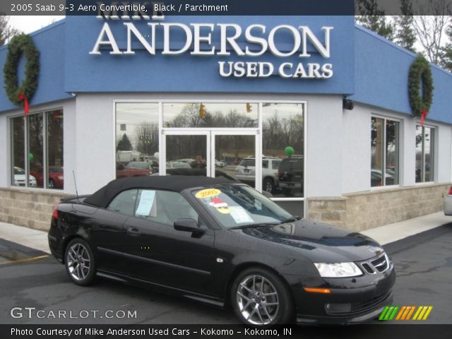 2005 Saab 9-3 Aero Convertible in Black