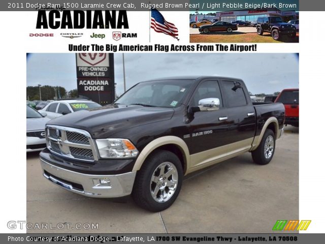 2011 Dodge Ram 1500 Laramie Crew Cab in Rugged Brown Pearl