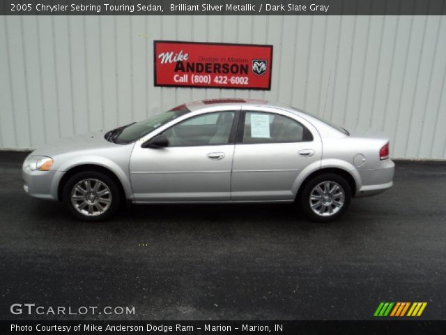 2005 Chrysler Sebring Touring Sedan in Brilliant Silver Metallic