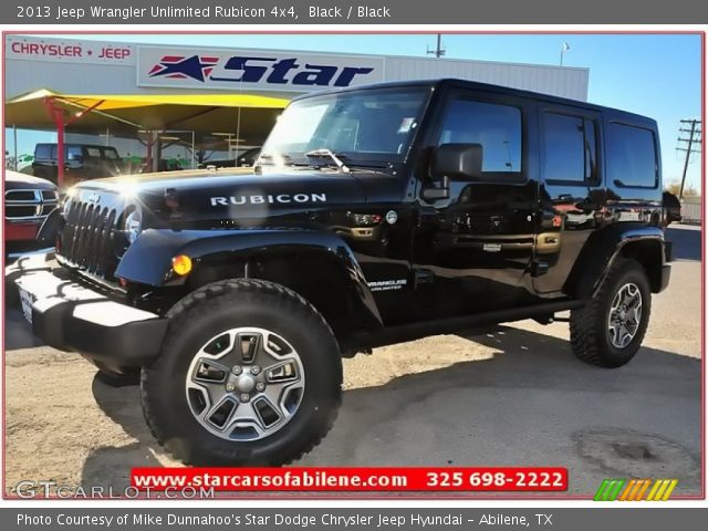 2013 Jeep Wrangler Unlimited Rubicon 4x4 in Black
