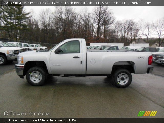 2013 Chevrolet Silverado 2500HD Work Truck Regular Cab 4x4 in Silver Ice Metallic