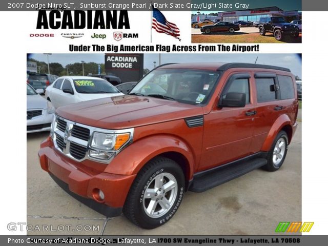 2007 Dodge Nitro SLT in Sunburst Orange Pearl