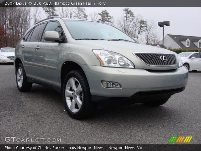 2007 Lexus RX 350 AWD in Bamboo Green Pearl