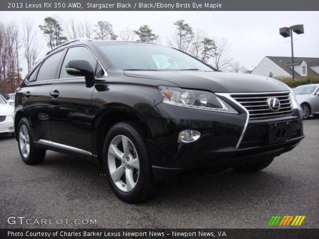 2013 Lexus RX 350 AWD in Stargazer Black
