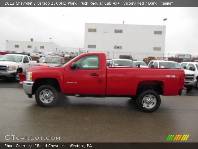 2013 Chevrolet Silverado 2500HD Work Truck Regular Cab 4x4 in Victory Red