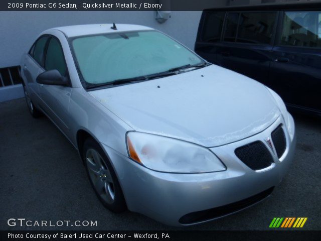 2009 Pontiac G6 Sedan in Quicksilver Metallic