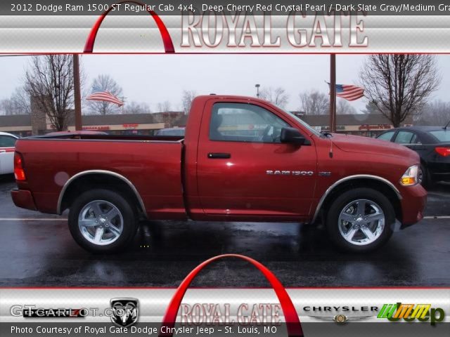 2012 Dodge Ram 1500 ST Regular Cab 4x4 in Deep Cherry Red Crystal Pearl