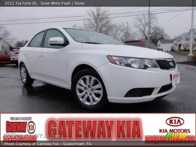 2012 Kia Forte EX in Snow White Pearl