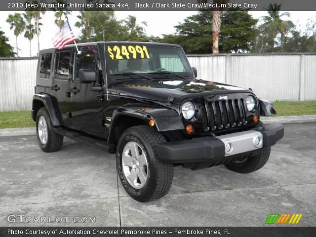 2010 Jeep Wrangler Unlimited Sahara 4x4 in Black