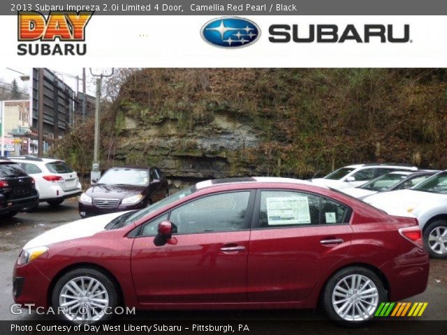 2013 Subaru Impreza 2.0i Limited 4 Door in Camellia Red Pearl
