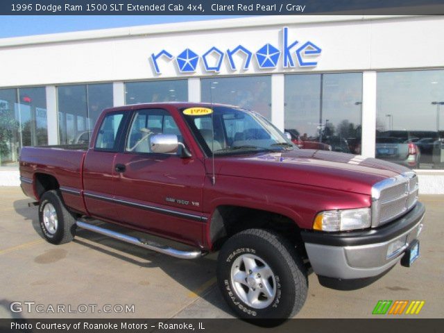1996 Dodge Ram 1500 SLT Extended Cab 4x4 in Claret Red Pearl