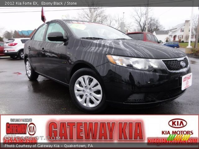2012 Kia Forte EX in Ebony Black