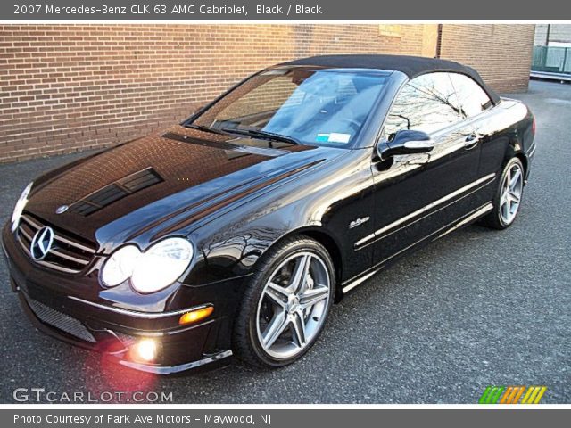 2007 Mercedes-Benz CLK 63 AMG Cabriolet in Black