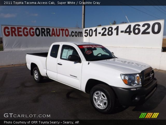 2011 Toyota Tacoma Access Cab in Super White