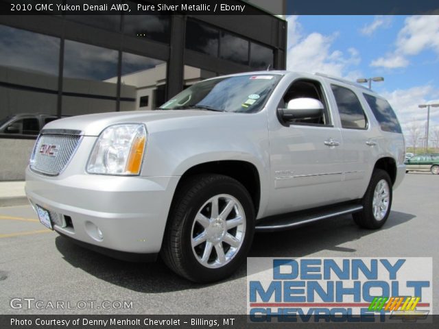 2010 GMC Yukon Denali AWD in Pure Silver Metallic
