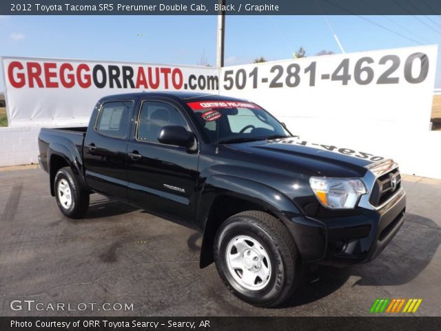 2012 Toyota Tacoma SR5 Prerunner Double Cab in Black