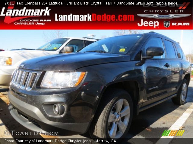 2011 Jeep Compass 2.4 Latitude in Brilliant Black Crystal Pearl