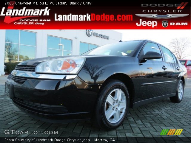 2005 Chevrolet Malibu LS V6 Sedan in Black