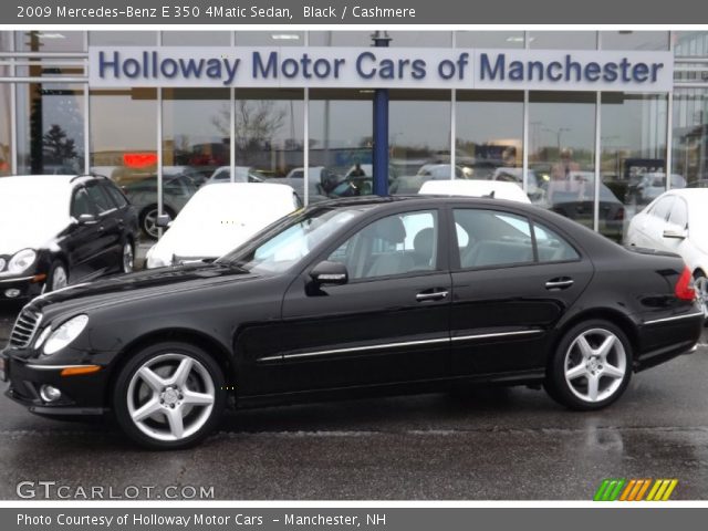 2009 Mercedes-Benz E 350 4Matic Sedan in Black
