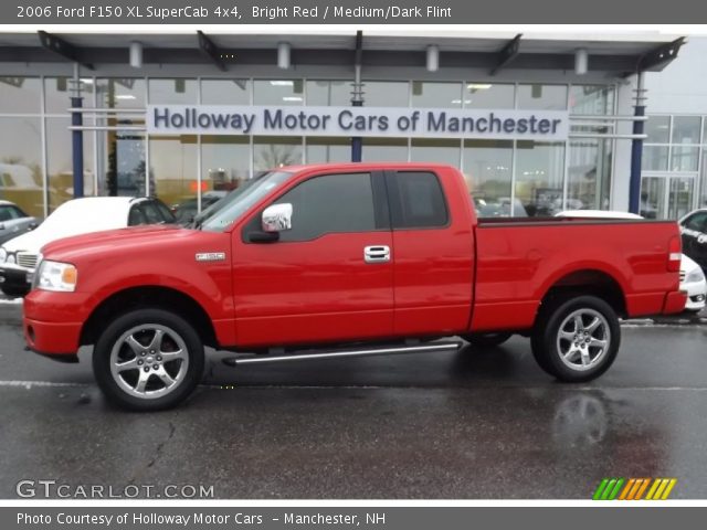 2006 Ford F150 XL SuperCab 4x4 in Bright Red