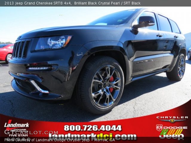 2013 Jeep Grand Cherokee SRT8 4x4 in Brilliant Black Crystal Pearl