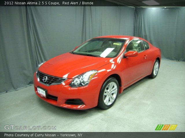 2012 Nissan Altima 2.5 S Coupe in Red Alert