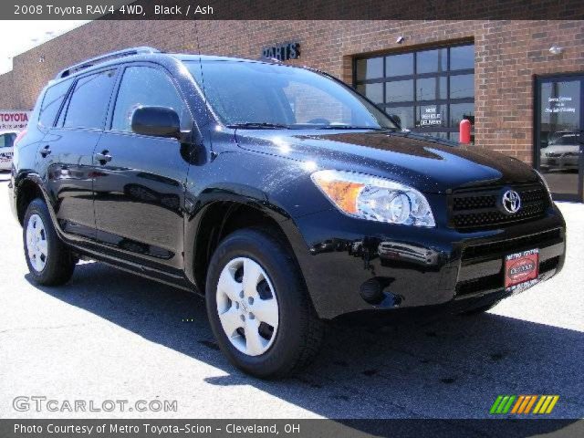 2008 Toyota RAV4 4WD in Black